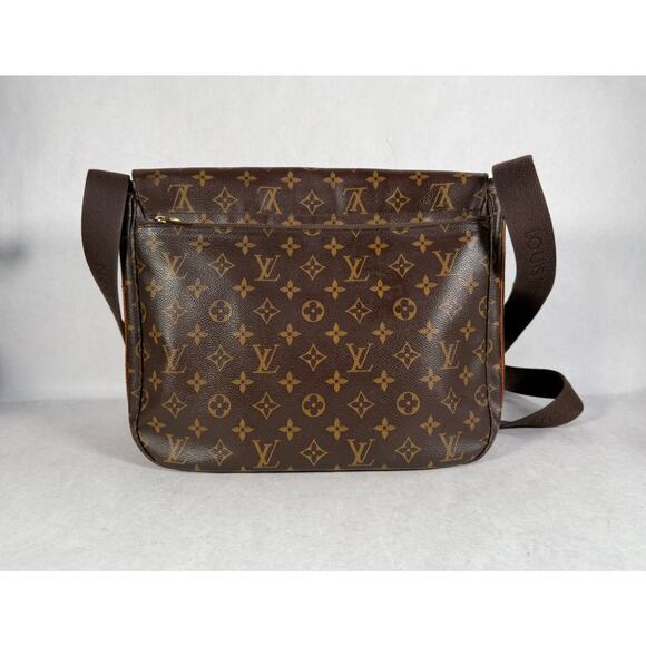 Louis Vuitton Macassar Messenger Crossbody Laptop Bag w/ Entrupy COA MSRP $1900 - Picture 2 of 11